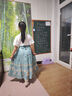 樂(lè)卡利【配項(xiàng)鏈】?jī)和R面裙女童漢服改良古風(fēng)套裝女孩中國(guó)風(fēng)古裝明制 短袖套裝 身高140cm【贈(zèng)項(xiàng)鏈】 曬單實(shí)拍圖