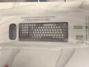 宏碁（acer）無線藍(lán)牙鍵鼠套裝 充電鼠標(biāo)鍵盤 手機(jī)電腦ipad平板通用 鍵鼠套裝 卡槽支架  OKR215灰黑 曬單實拍圖