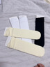 駝峰猴爆款堆堆襪女春夏季薄款冰冰襪女士冰絲襪日系中筒透氣純色jk襪子 白色 均碼 均碼【精品款】 曬單實(shí)拍圖