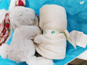 Jellycat英國高端毛絨玩具 花布乳白色邦尼兔安撫巾15cm 嬰兒新生兒禮物 曬單實(shí)拍圖