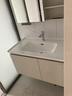 九牧（JOMOO）浴室柜 陶瓷一體盆抗菌洗臉盆柜組合冷灰90cm A2741-15LD-5 曬單實(shí)拍圖