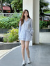 斯凱奇（Skechers）女鞋夏季2025年新款透氣復古老爹鞋運動(dòng)軟底百搭休閑跑步鞋159306 曬單實(shí)拍圖