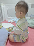 巴厘小豬男寶寶夏裝短袖薄款假兩件連體衣運(yùn)動風(fēng)足球服夏季衣服嬰兒外出服 亞克海洋紋 90cm 曬單實(shí)拍圖