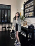 芭芙達妮韓系休閑牛仔短外套女士2025新款春秋季小個(gè)子香風(fēng)寬松薄款 藍色外套 M 45/55kg 曬單實(shí)拍圖