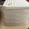 炊大皇 多功能餃子盒4層1蓋加大收納盒冰箱保鮮盒食品級冷凍水餃餛飩盒 曬單實(shí)拍圖