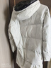 杰奧羽絨服女中長(cháng)款90%鵝絨寬松休閑百搭厚款冬季女裝撞色連帽77312 6322#青瓷灰 M (165) 曬單實(shí)拍圖