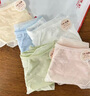 FitonTon5條裝內(nèi)褲女冰絲純欲性感甜美夏季薄款中腰三角短褲頭L 曬單實(shí)拍圖