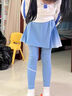 McTicco兒童運動(dòng)套裝春秋瑜伽訓練球服網(wǎng)球服速干羽毛球女童 19575白色+2183藍色【速干套裝】 150 150cm 曬單實(shí)拍圖
