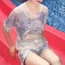 鴻星爾克（ERKE）泳衣女分體三件套海邊游泳潛水度假寬松大碼遮肉顯瘦泳裝溫泉 曬單實(shí)拍圖
