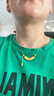 六桂福珠寶五帝錢黃金項鏈女足金招財納福套鏈中秋節(jié)禮物送女友老婆生日紀(jì)念 足金五帝錢招財套鏈【金約6.05g】 曬單實拍圖