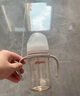 貝親（Pigeon）自然離乳 PPSU重力球吸管雙把手奶瓶 240mL  6月+ AA252 曬單實(shí)拍圖
