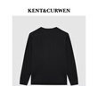 KENT&CURWEN肯迪文2025秋冬新品男女款玫瑰刺繡圓領(lǐng)純棉長(cháng)袖T恤 黑色99 M 曬單實(shí)拍圖