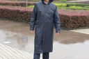 雨航（YUHANG）騎行雨衣雨披單人男女成人電瓶電動自行車防暴雨 藏青色 曬單實拍圖