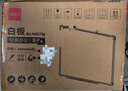 得力白板寫(xiě)字板 黑板家用90*120cm 實(shí)心纖維板芯 磁性辦公教學(xué)白板懸掛白板 寫(xiě)字板黑板白板33468 曬單實(shí)拍圖