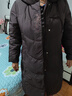 雋狐中老年羽絨服女款過(guò)膝長(cháng)款媽媽冬裝新款加厚大碼老人奶奶太太外套 深紫 3XL 【推薦121-135斤】 曬單實(shí)拍圖
