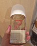 貝親（Pigeon）玻璃奶瓶寬口徑防脹氣240ml M號奶嘴 3月+ AA187  曬單實(shí)拍圖