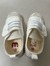 M1&M2童鞋女童帆布鞋男童室內鞋幼兒園室外小白鞋兒童鞋子女學(xué)步鞋398 白色 29 適合腳長(cháng)18cm 曬單實(shí)拍圖