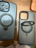 倍思支點(diǎn)殼 適用iphone15promax手機(jī)殼蘋果15promax保護(hù)套磁吸殼防摔MagSafe充電支架高端磨砂男女款 曬單實(shí)拍圖