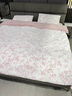 南極人（Nanjiren）雕花牛奶絨四件套冬季珊瑚絨加絨加厚冬天單人宿舍床上三件套床品 繁花-櫻粉絮【高克重牛奶絨 厚實(shí)保暖】 1.8m 床單款 四件套-被套200x230cm 曬單實(shí)拍圖