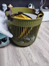 甘香屋臟衣簍浴室大號臟衣藍塑料洗衣籃裝臟衣服污衣籃子桶收納筐衣籃 特價(jià)款綠色大號 【大號】 曬單實(shí)拍圖