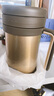 膳魔師（THERMOS）保溫杯子500ml不銹鋼帶茶漏商務(wù)辦公馬克咖啡泡茶杯TCMF-501 GL 曬單實(shí)拍圖