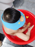 琦童 RARE BABY兒童洗頭擋水浴帽嬰幼兒寶寶洗澡神器防水護耳小孩洗澡洗頭發(fā)浴帽 【防水護耳-防滑不漏】藍色獅子 曬單實(shí)拍圖