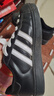 阿迪達斯（adidas）三葉草小黑鞋白標貝殼頭潮流男女系帶板鞋運動(dòng)鞋JI0216 曬單實(shí)拍圖