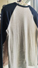 優(yōu)衣庫女裝柔軟羅紋撞色圓領(lǐng)T恤/長袖插肩袖內(nèi)搭25秋冬新款481438 69 藏青色 M /160/84A 曬單實拍圖