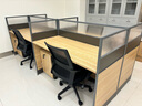 優(yōu)巨屏風(fēng)工位辦公桌椅組合簡(jiǎn)約現代辦公室職員工隔斷電腦桌子辦公家具 四人位含柜椅【包送包安裝】 曬單實(shí)拍圖