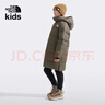 北面（The North Face）童裝男女兒童鵝絨長(cháng)羽絨服戶(hù)外保暖防潑水|89XX 21L/烏木綠 160  XL（160/76）充絨量約332g 曬單實(shí)拍圖
