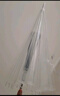 天瑋傘業(yè)（Tianwei umbrella）16骨透明傘纖維骨抗風自動純色POE傘簡約純色便捷長柄傘可定制 曬單實拍圖