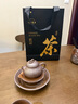 七春 黑茶安化黑茶贈茶刀2016年金花茯磚茶1kg熟茶葉禮盒送長輩自己喝 曬單實拍圖