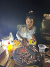 鹿險(xiǎn)家戶外露營卡式爐烤盤家用韓式不銹鋼燃?xì)怆姶艩t卡磁爐通用燒烤肉盤 第三代32cm【帶導(dǎo)油口-折疊把】 曬單實(shí)拍圖
