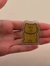 周生生七夕禮物Au999.9黃金壓歲錢金片 招財福貓手機貼90877D 曬單實拍圖