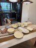 景西碗盤(pán)餐具家用碗碟套裝釉下彩餐具奶油風(fēng)餐具碗碟盤(pán)組合喬遷新居禮 【4.5碗】6人食 30件套 茶卡/高溫釉下彩健康瓷 曬單實(shí)拍圖