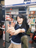 LDBE學(xué)院風(fēng)polo領(lǐng)短袖t恤女夏季正肩拼接格子設(shè)計感小眾修身顯瘦上衣 藏青色 S 【90-100斤】 曬單實拍圖