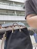古森奴通勤豎款尼龍托特包單肩大包時(shí)尚休閑情人節輕便牛津布手提公文包 24-911301黑色 可裝A4 曬單實(shí)拍圖