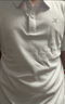特步（XTEP）兒童童裝男女童柔軟舒適翻領短袖POLO衫 珍珠白 170 曬單實拍圖