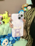 圣圖朗新款iPhone16永生花暴力熊適用蘋(píng)果15promax手機(jī)殼14Plus液態(tài)小羊皮11高級(jí)感13全包軟防摔12保護(hù)套 永生花暴力熊【草紫色】液態(tài)小羊皮 iPhone 14 曬單實(shí)拍圖