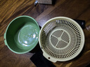 首力雙層洗菜盆瀝水籃多功能廚房家用新款水果盤(pán)客廳濾菜簍淘洗菜籃子 瀝水籃-綠色-小號2個(gè)+大號2個(gè) 曬單實(shí)拍圖