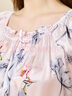 絲界真絲睡衣公主裙夏季涼感睡裙女絲綢印花桑蠶絲家居服七夕禮物 曬單實(shí)拍圖