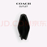 蔻馳（COACH）奧萊男士經典標志老花拉鏈長款手拿包錢包 QB/炭黑色/黑色 曬單實拍圖