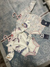 DOMIAMIA新生兒包屁衣寶寶服飾嬰兒哈衣0-6-12個(gè)月衣服 叢林密境-花邊棉氨款 59cm 曬單實(shí)拍圖