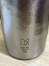 KEITH鎧斯【鈦保溫杯】戶外野餐真空保溫壺輕量便攜健康泡茶杯子380ml Ti3132-冰花銀 曬單實拍圖
