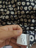 尚都比拉[100%桑蠶絲]高級感波點(diǎn)印花真絲連衣裙女輕奢裙子 藏藍底花色 S 曬單實(shí)拍圖