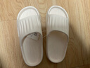 名創(chuàng)優(yōu)品（MINISO）軟云系列浴室拖鞋 米白37-38碼 曬單實拍圖