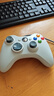 游戲手柄黑神話悟空適用于Xbox360pc電腦版Steam無線5nba2k22雙人成行震動(dòng)線性板機(jī)有線游戲手柄 有線手柄【電腦電視通用】白色 曬單實(shí)拍圖