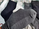 莫代爾商務(wù)正裝男士防脫落船襪夏季薄款防滑纖維無(wú)硅膠短襪無(wú)痕船襪 黑色*5 均碼 (適39-44碼) 曬單實(shí)拍圖