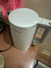 美的（Midea）電熱水壺煮水壺家用小型電燒水壺 0涂層食品級304不銹鋼雙層防燙無(wú)縫內膽1.5升容量 1566 曬單實(shí)拍圖