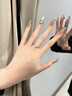 MZMZ鉑金情侶戒指Pt950鉆戒結(jié)婚求訂婚白金對(duì)戒生日情人節(jié)禮物 奢華款-年華婚戒（鉑金） 曬單實(shí)拍圖